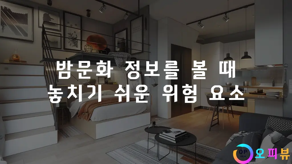 밤문화 정보를 볼 때 놓치기 쉬운 위험 요소