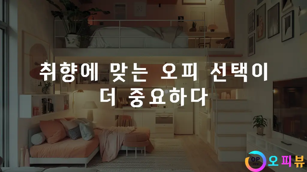 취향에 맞는 오피 선택이 더 중요하다